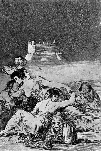 Sueño de la mentira y la inconstancia, Goya